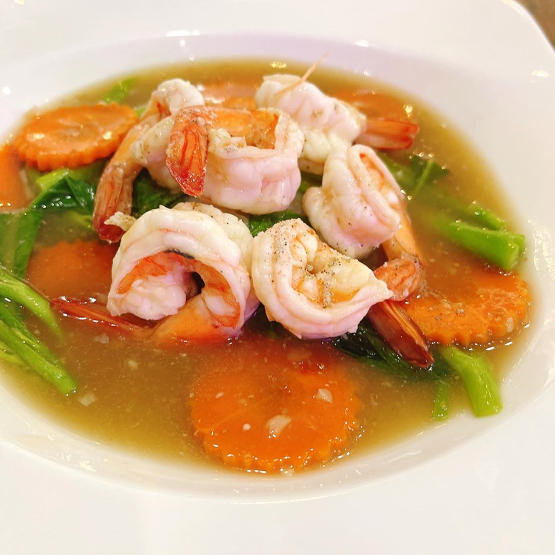 Thick Gravy Noodle with Prawn