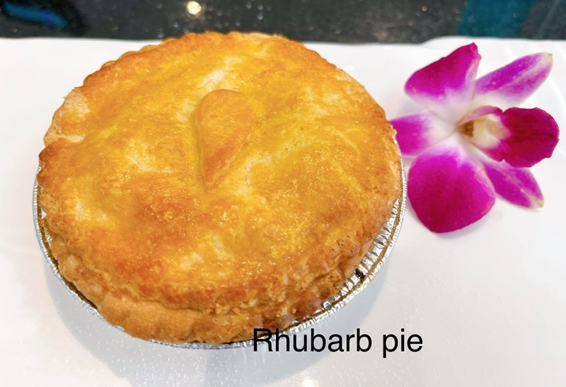 Rhubarb pie