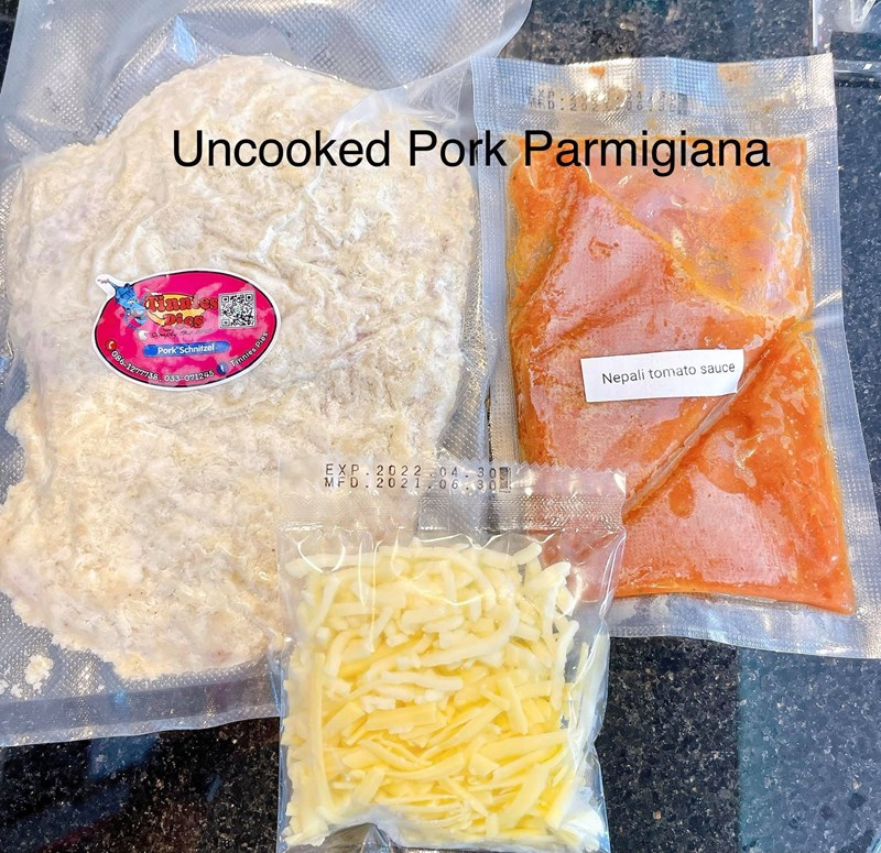 UNCOOKED PORK PARMIGIANA