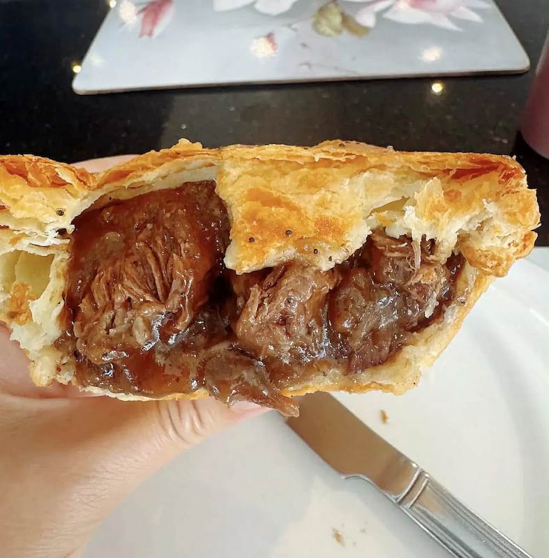 PEPPER STEAK PIE FROZEN